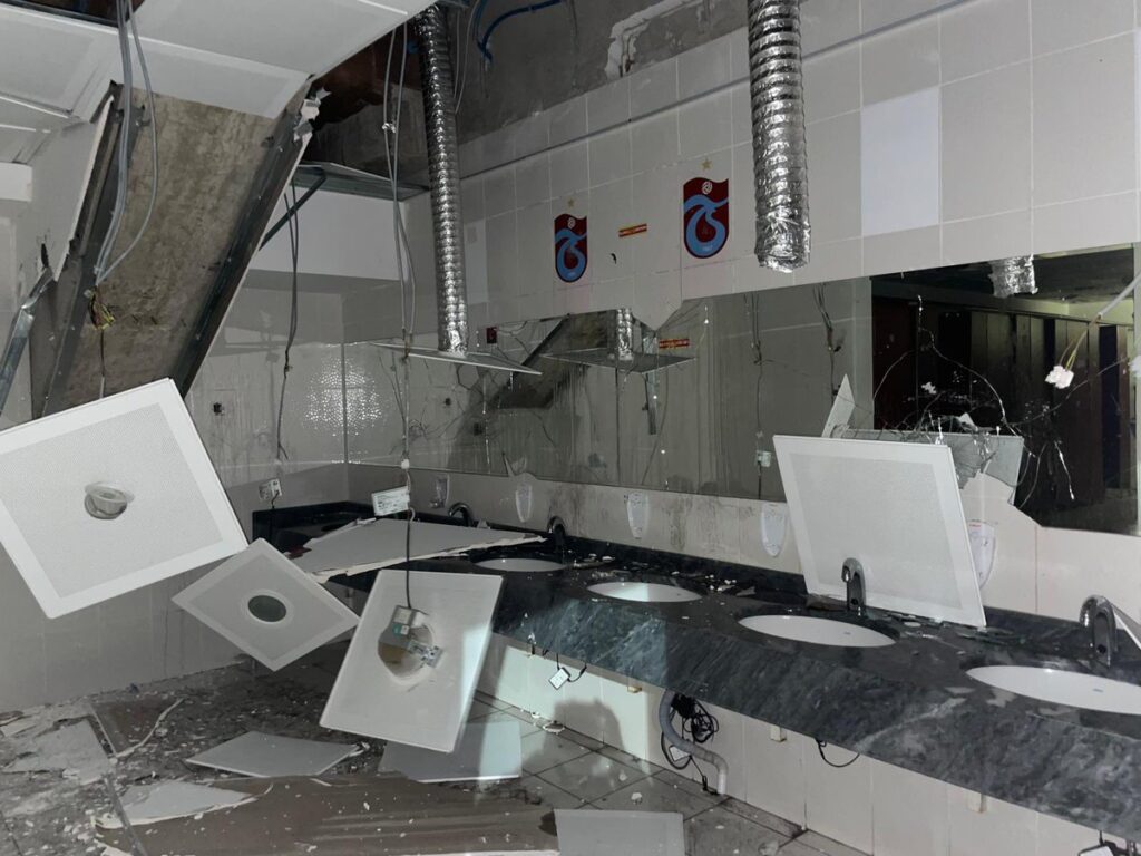 Hasarın faturası Rizespor’a kesildi