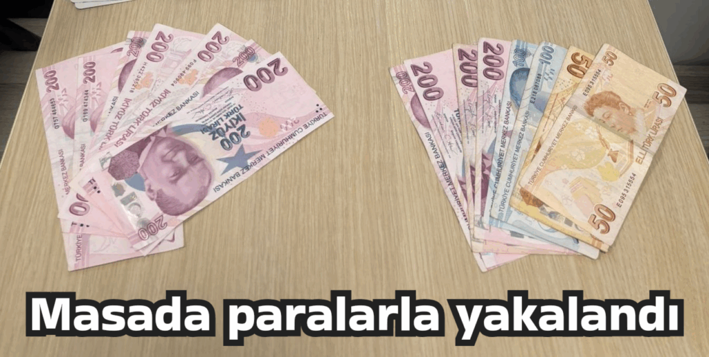 Masada para ile yakalandılar