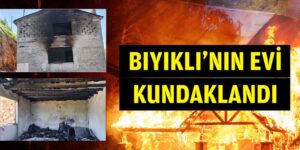 Gazeteci Bıyıklı’nın evi kundaklandı
