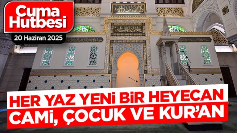 Her yaz yeni bir heyecan:Cami, çocuk ve Kuran