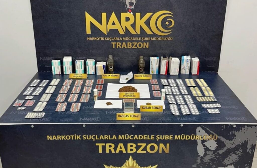 Trabzon’da narkotik operasyonu