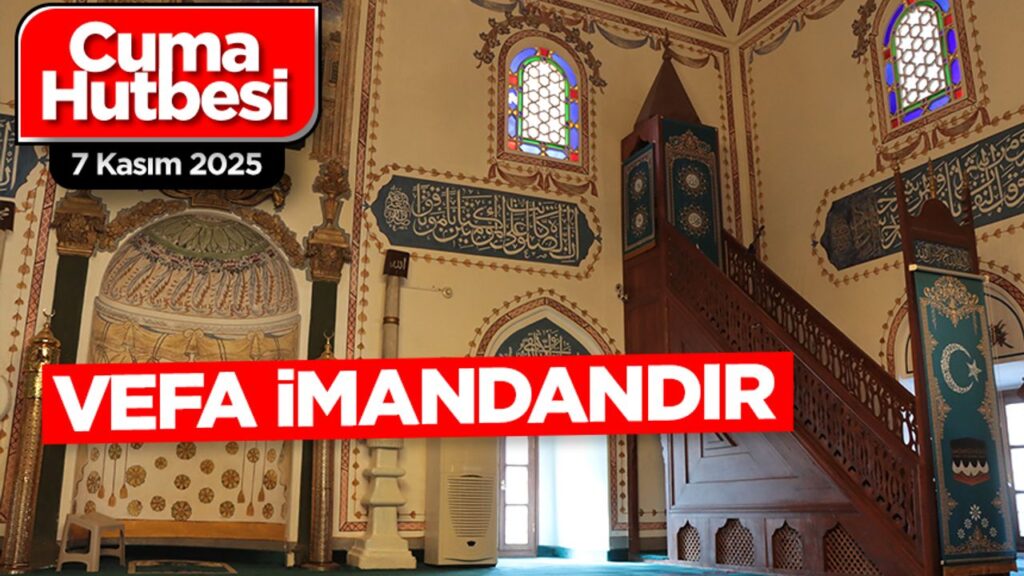 Vefa imandandır