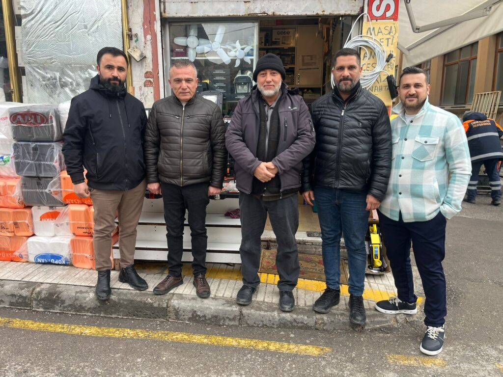 Gelecek Partisi’nden esnaf Murat Kırçı’ya destek ziyareti