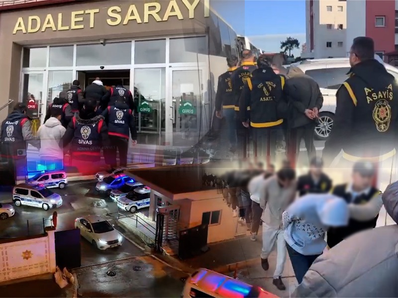 Samsun dahil 22 ilde 390 şüpheli yakalandı