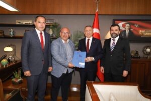 TİGAD’dan TBMM’de önemli ziyaret Türkiye Gazeteciler Birliği projesine Fuat Oktay’dan destek